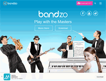 Tablet Screenshot of bandzo.com